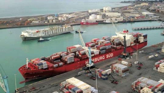 Rio De La Plata alongside at Prime Port, Timaru. Image: John Bisset/TAIC Image:Rio De La Plata alongside at Prime Port, Timaru. Image: John Bisset/TAIC