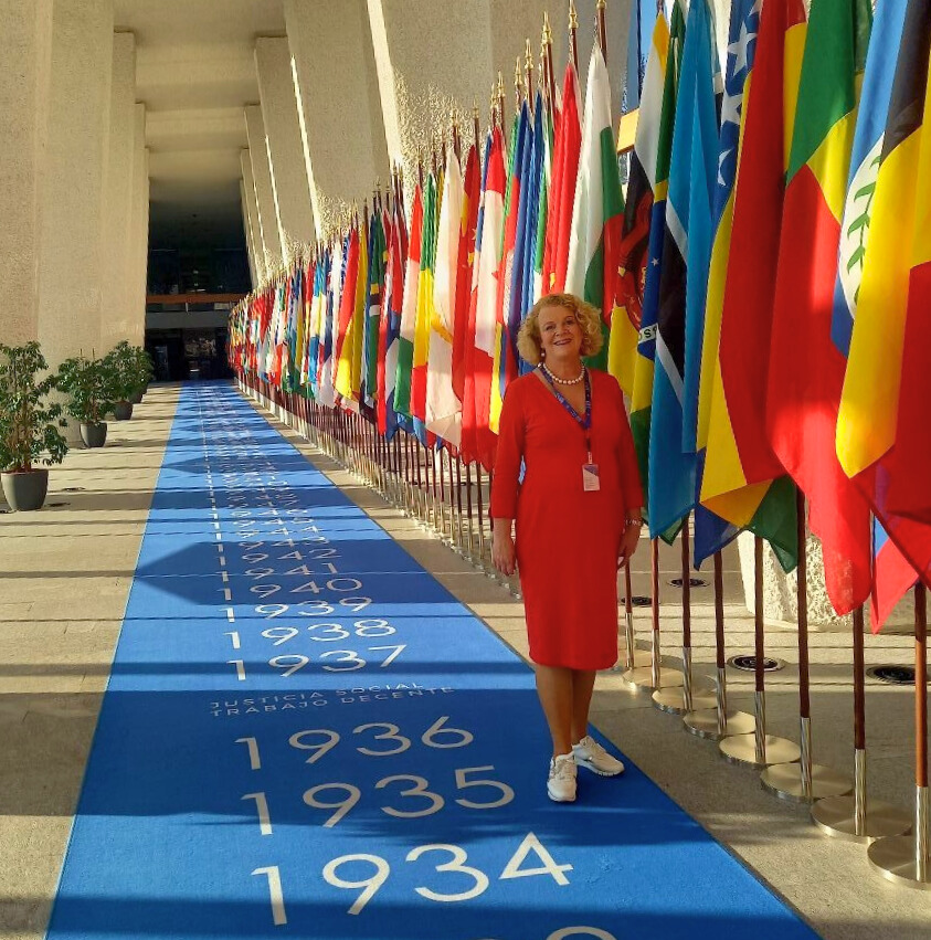 Image:Image: Sascha Meijer, Assistant General Secretary van Nautilus, bij de ILO MLC onderhandelingen in april 2025