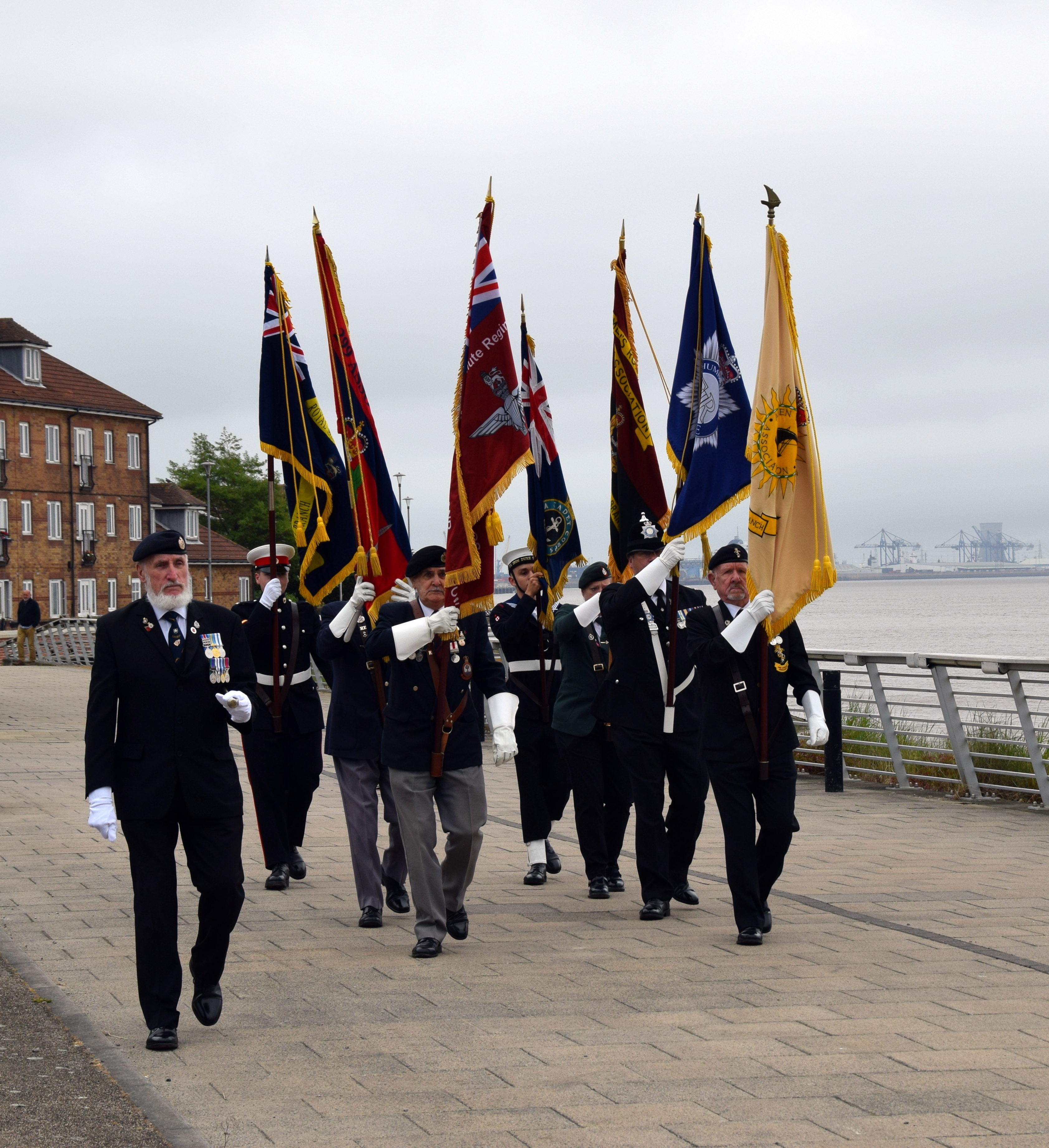 Veteran standard bearers at the Hull drumhead service organised by Nautilus member Keith Thompson. Image: courtesy Keith Thompson Image:Veteran standard bearers at the Hull drumhead service organised by Nautilus member Keith Thompson. Image: courtesy Keith Thompson