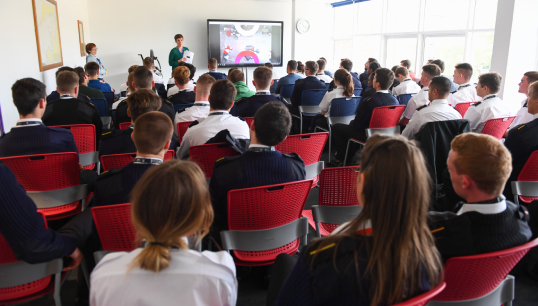 Image:Officer trainees at Warsash Maritime School studying a course underpinned by STCW. Image: Solent University