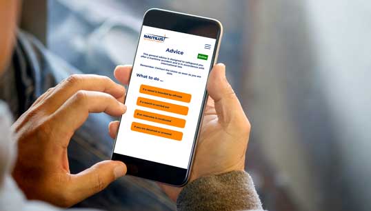 Members can download the Nautilus Fair Treatment App by logging in to My Nautilus. Image:Members can download the Nautilus Fair Treatment App by logging in to My Nautilus.