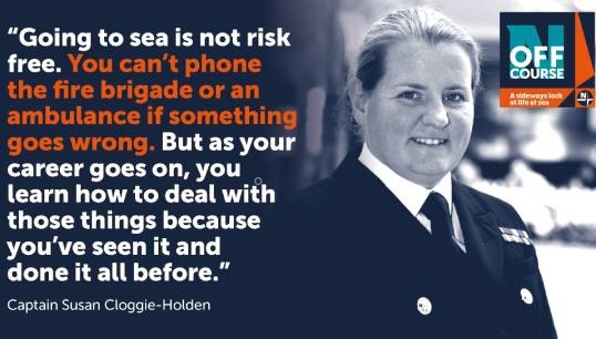Tune in to Episode 4 of Nautilus podcast series 'Off course: a sideways look at life at sea', which features an interview with Captain Susan Cloggie-Holden. Image: Nautilus International/CPL Image:Tune in to Episode 4 of Nautilus podcast series 'Off course: a sideways look at life at sea', which features an interview with Captain Susan Cloggie-Holden. Image: Nautilus International/CPL