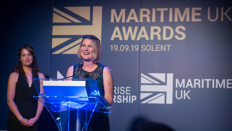 Nautilus head of strategy Debbie Cavaldoro, and co-chair of the Diversity in Maritime Taskforce at the Maritime UK 2019 awards. Image:Nautilus head of strategy Debbie Cavaldoro, and co-chair of the Diversity in Maritime Taskforce at the Maritime UK 2019 awards.