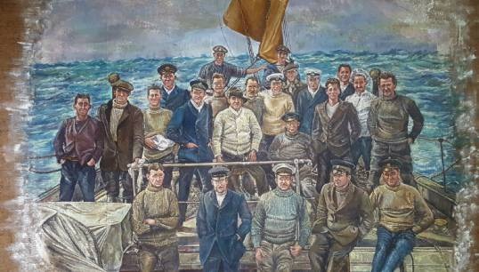 Image:Fortitudo, an exhibition by Italian artist Paola Folicaldi Suh at the Scottish Maritime Museum (Irvine) celebrating Sir Ernest Shackleton. Image: Scottish Maritime Museum/Paola Folicaldi