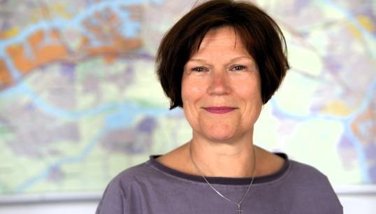 Helene Perfors is a chaplain at the Port of Rotterdam. Image: used by permission Image:Helene Perfors is a chaplain at the Port of Rotterdam. Image: used by permission
