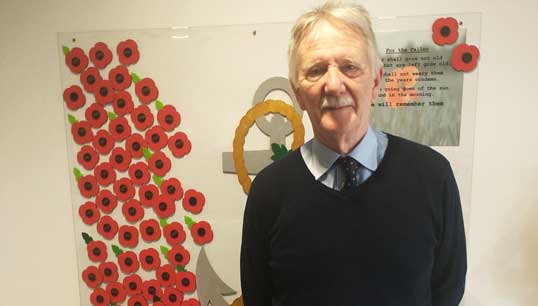 Image:Activities coordinator for retired seafarers at Mariners' Park Roger Cliffe-Thompson. Image: Nautilus International