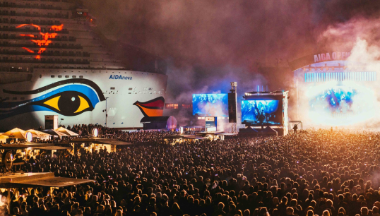 The cruise ship AIDAnova, claimed to be the world's first LNG-powered passenger vessel, was launched at a special music festival in Germany in 2018. Image: Carnival Corporation Image:The cruise ship AIDAnova, claimed to be the world's first LNG-powered passenger vessel, was launched at a special music festival in Germany in 2018. Image: Carnival Corporation