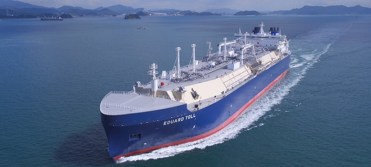 Image:Teekay Shipping's first icebreaker LNG carrier Eduard Toll.