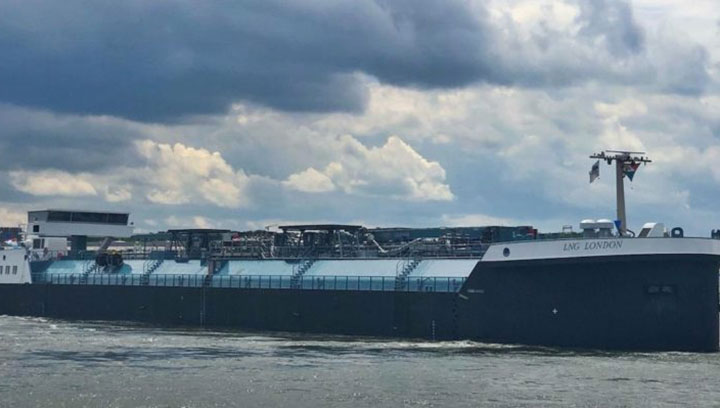 Image:The LNG London bunker vessel has begun operations. Image: Shell Global Downstream LNG