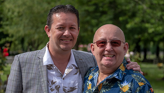 Two guests at Roy 'Wendy' Gibson's funeral and life celebration. On the right is former steward Ray 'Kandy De Barry' Millington, who was Wendy's shipmate on the Norland and a well-known drag performer in Hull. Image: Jason Shipley Image:Two guests at Roy 'Wendy' Gibson's funeral and life celebration. On the right is former steward Ray 'Kandy De Barry' Millington, who was Wendy's shipmate on the Norland and a well-known drag performer in Hull. Image: Jason Shipley