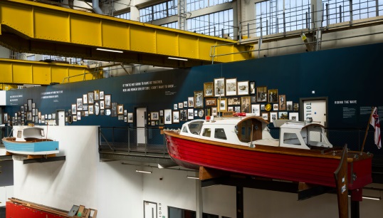 A wide range of maritime women are honoured in pictures and text in the SHE_SEES exhibition. Image: Emilie Sandy
Image:A wide range of maritime women are honoured in pictures and text in the SHE_SEES exhibition. Image: Emilie Sandy