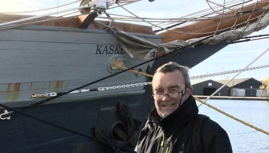 Nautilus member John Etheridge, an experienced master on tall ships. Image: Courtesy of John Etheridge Image:Nautilus member John Etheridge, an experienced master on tall ships. Image: Courtesy of John Etheridge