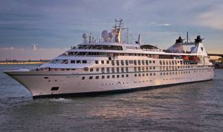 Image:Cruise ships where Nautilus members work: Windstar's Star Legend. Image: A Guy Named Nyal/Wikimedia Commons