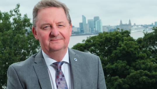 Image:Mark Dickinson, Nautilus general secretary.  Image: Jess Hurd