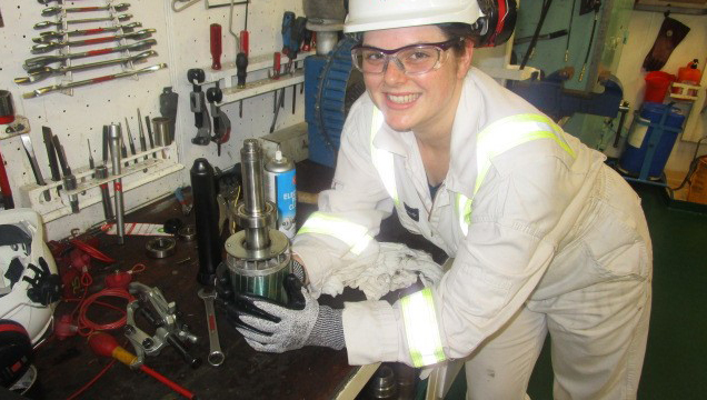 Catherine Caseman is 'always recommending seafaring to everyone'. Image:Catherine Caseman is 'always recommending seafaring to everyone'.