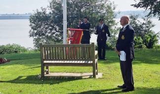 Nautilus Mariners' Park. (L-R) Bernard Smith, secretary of Wirral MNA raising the flag; Robert Parson, standard bearer, and Arthur Speed, chair of Wirral MNA (foreground). Image: Nautilus International Image:Nautilus Mariners' Park. (L-R) Bernard Smith, secretary of Wirral MNA raising the flag; Robert Parson, standard bearer, and Arthur Speed, chair of Wirral MNA (foreground). Image: Nautilus International