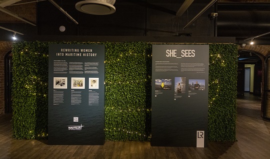 Displays of pioneering maritime women members at the Nautilus general meeting 2023. Image: Nautilus International Image:Displays of pioneering maritime women members at the Nautilus general meeting 2023. Image: Nautilus International
