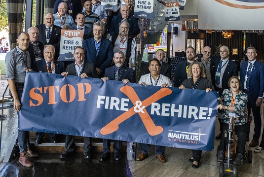 Nautilus senior national secretary Garry Elliott said that the Union is committed to finding a way forward, after the company withdrew the threat of fire and rehire. Image: Brad Wakefield Image:Nautilus senior national secretary Garry Elliott said that the Union is committed to finding a way forward, after the company withdrew the threat of fire and rehire. Image: Brad Wakefield