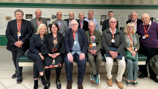 Image:A delegation from the Pre-97 Justice Alliance, including Jim Harrison (fourth from right), during a visit to Westminster to lobby on behalf of pensioners. Image: Pre-97 Justice Alliance