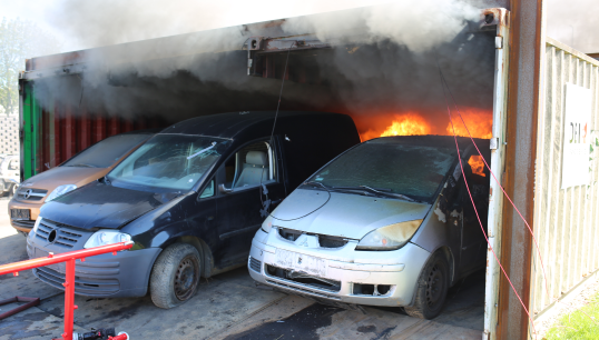 Traditional firefighting methods are not suitable when tackling an EV fire, which is putting seafarers in danger. Image: DBI Image:Traditional firefighting methods are not suitable when tackling an EV fire, which is putting seafarers in danger. Image: DBI