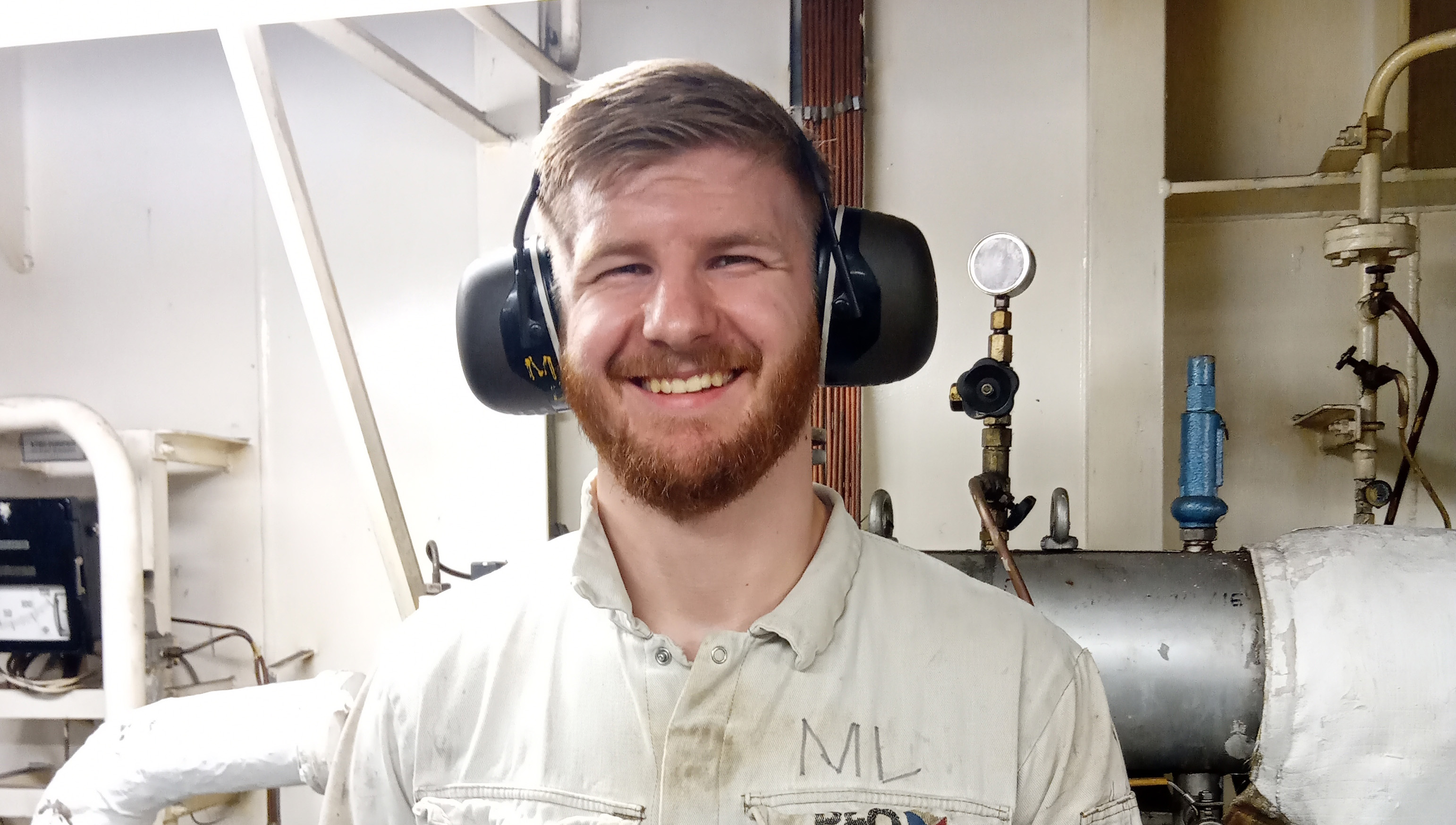 Image:Nautilus member and fourth engineer Michael Love.