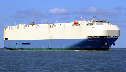 Image:The Felicity Ace incident has sparked concerns over the potential rapid spread of EV fires onboard. Image: Wikimedia Commons
