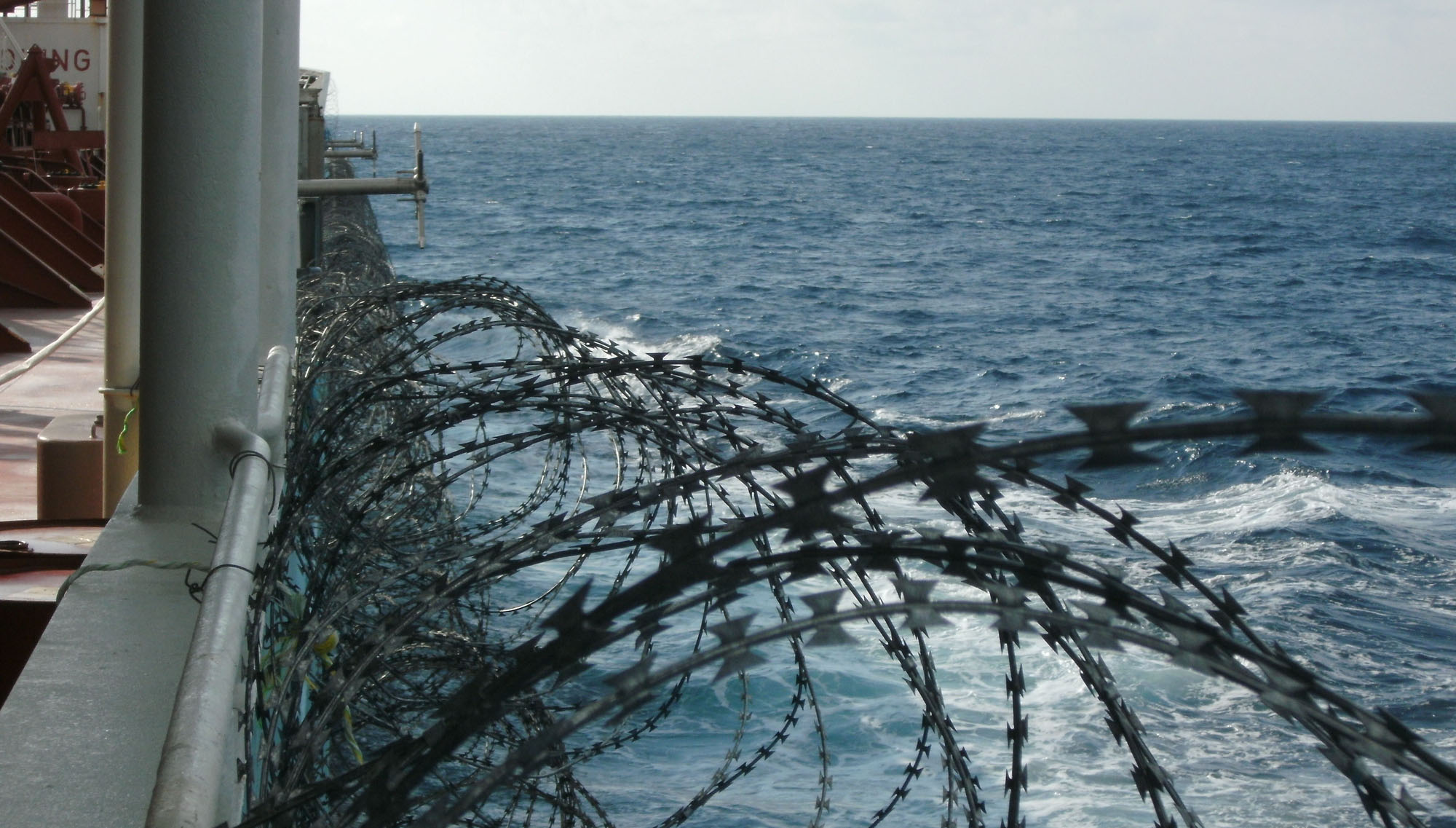 Image:Onboard security: MARAD issued caution to all US flagged vessels transiting the Gulf of Guinea