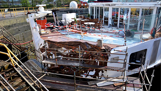 Image:Viking Idun collided with a Maltese-flagged chemical tanker just after midnight on 1 April 2019. 