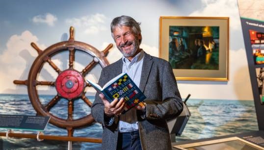 Andrew Linington with the Nautilus history book Pulling Together: The Making of a Global Maritime Trade Union, which was launched at the 2023 General Meeting. Images: Brad Wakefield Image:Andrew Linington with the Nautilus history book Pulling Together: The Making of a Global Maritime Trade Union, which was launched at the 2023 General Meeting. Images: Brad Wakefield
