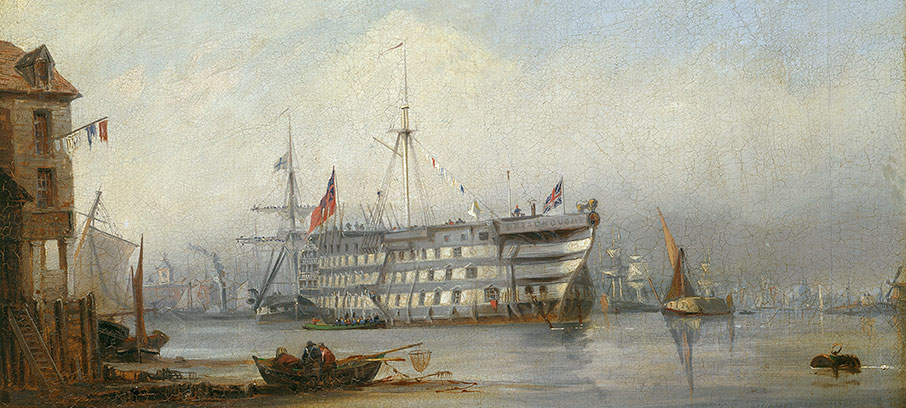 Hospital ship the Dreadnought was originally moored off Greenwich and run what is now the Seafarers Hospital Society. In 1870 the service moved to dry land, and, retaining the name of its famous ancestor, became the Dreadnought Seamen's Hospital. When the hospital closed in 1986, its work was transferred to Guy's and St Thomas' Hospital, where there is a dedicated Dreadnought Medical Service. Image:Hospital ship the Dreadnought was originally moored off Greenwich and run what is now the Seafarers Hospital Society. In 1870 the service moved to dry land, and, retaining the name of its famous ancestor, became the Dreadnought Seamen's Hospital. When the hospital closed in 1986, its work was transferred to Guy's and St Thomas' Hospital, where there is a dedicated Dreadnought Medical Service.