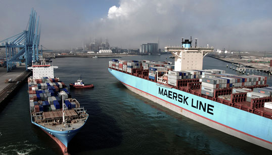 Image:Maersk will use air, ocean and ground transportation networks to distribute the vaccine once it is approved for use. Image: Wikimedia Commons