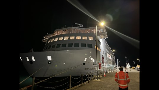 Image:The ferry Manxman will only be sailing once a day under the contingency sailing schedule, unless the industrial dispute is resolved. Image: Nautilus International