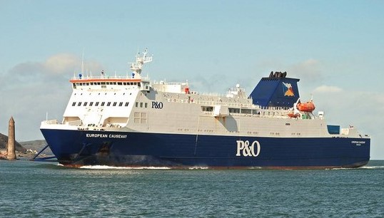 Image:The European Causeway lost power yesterday due to what the company called a "temporary mechanical issue", but Nautilus contends that crew with long experience of a vessel are better able to solve such problems. Image: Wikimedia Commons