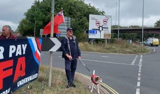 Image:Solidarity from Nautilus general secretary Mark Dickinson. 