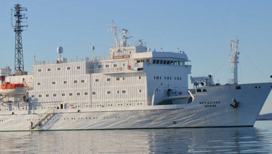 Operating in the Canadian Arctic: Russian-flagged passenger ship Akademik Ioffe sustained serious hull damage in the grounding incident near the Astronomical Society Islands. Image: Canada TSB Image:Operating in the Canadian Arctic: Russian-flagged passenger ship Akademik Ioffe sustained serious hull damage in the grounding incident near the Astronomical Society Islands. Image: Canada TSB