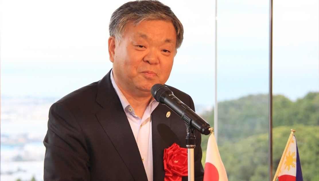 Image:JNG Chairman Capt. Koichi Akamine. Credit: Associated Marine Officers' and Seamens' Union of the Philippines (AMOSUP) website