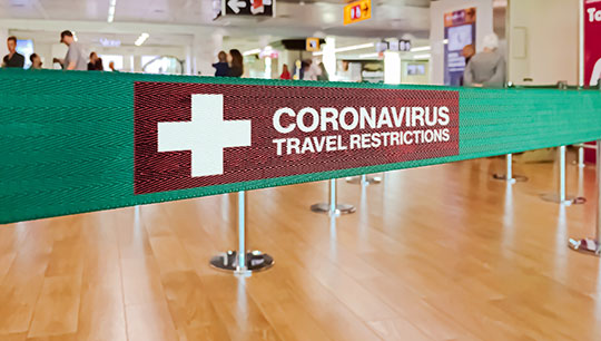 Travel bans: check with your employer before leaving your ship or your home. Image:Travel bans: check with your employer before leaving your ship or your home.