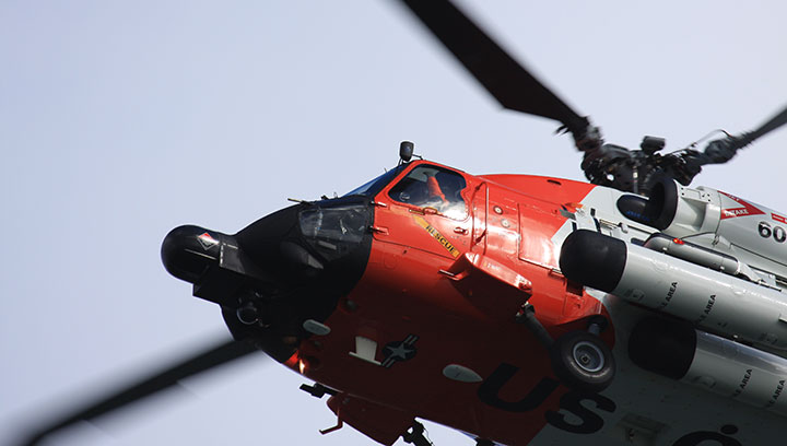 Image:The US Coastguard helicoptered 19 crew members and a US pilot to safety within hours of receiving a 911 call. Image: Getty Images