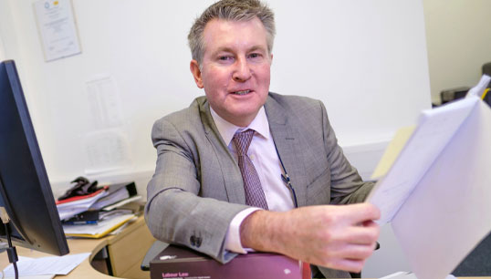 Nautilus director of legal services Charles Boyle: 'reassuring to see government held to account'. Image: Jess Hurd/Nautilus International Image:Nautilus director of legal services Charles Boyle: 'reassuring to see government held to account'. Image: Jess Hurd/Nautilus International