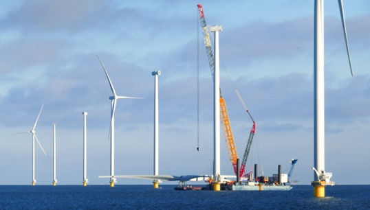 Image:Vessels supporting wind farms in UK waters are not currently required to employ any British seafarers. Image: Getty Images