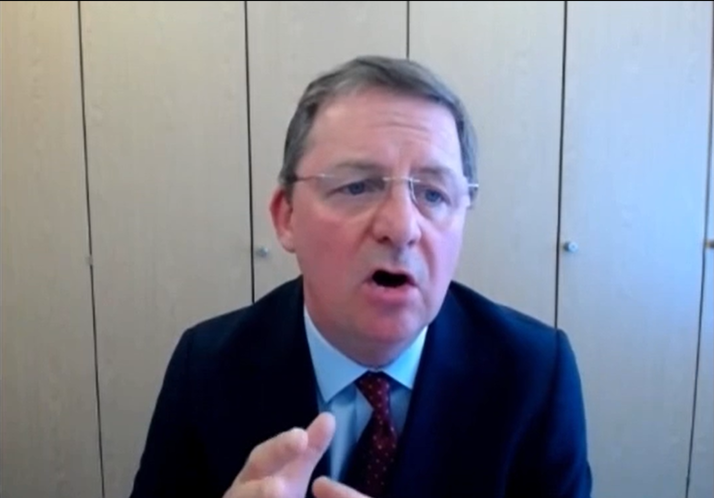 Nautilus general secretary Mark Dickinson addresses the transport select committee Image:Nautilus general secretary Mark Dickinson addresses the transport select committee
