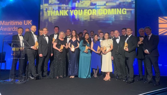 Molvipa (Molly) Takhiansok (centre, wearing light blue) who scooped the 2023 Bevis Minter Award. Image: Maritime UK Image:Molvipa (Molly) Takhiansok (centre, wearing light blue) who scooped the 2023 Bevis Minter Award. Image: Maritime UK
