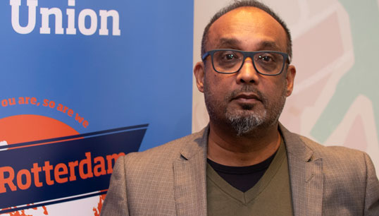 Nautilus International executive officer Charley Ramdas. Image: Alex Groothedde Image:Nautilus International executive officer Charley Ramdas. Image: Alex Groothedde