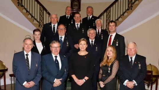 This year the medals were presented by Maritime Minister Baroness Vere (Centre). All images: Mark Dalton Image:This year the medals were presented by Maritime Minister Baroness Vere (Centre). All images: Mark Dalton