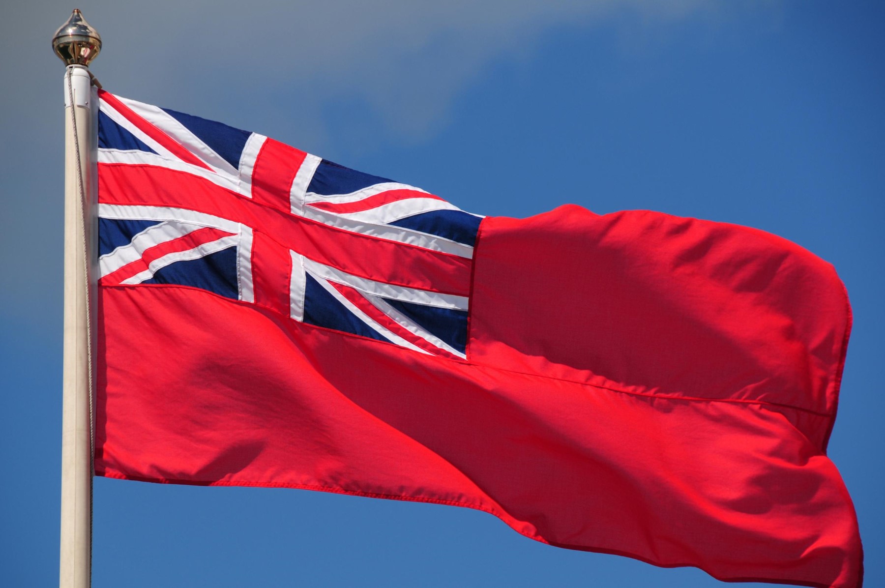 An example of the red ensign, which Nautilus staff members in Wallasey lent to Gina Kirkham for her father's funeral, along with an officer's cap Image:An example of the red ensign, which Nautilus staff members in Wallasey lent to Gina Kirkham for her father's funeral, along with an officer's cap