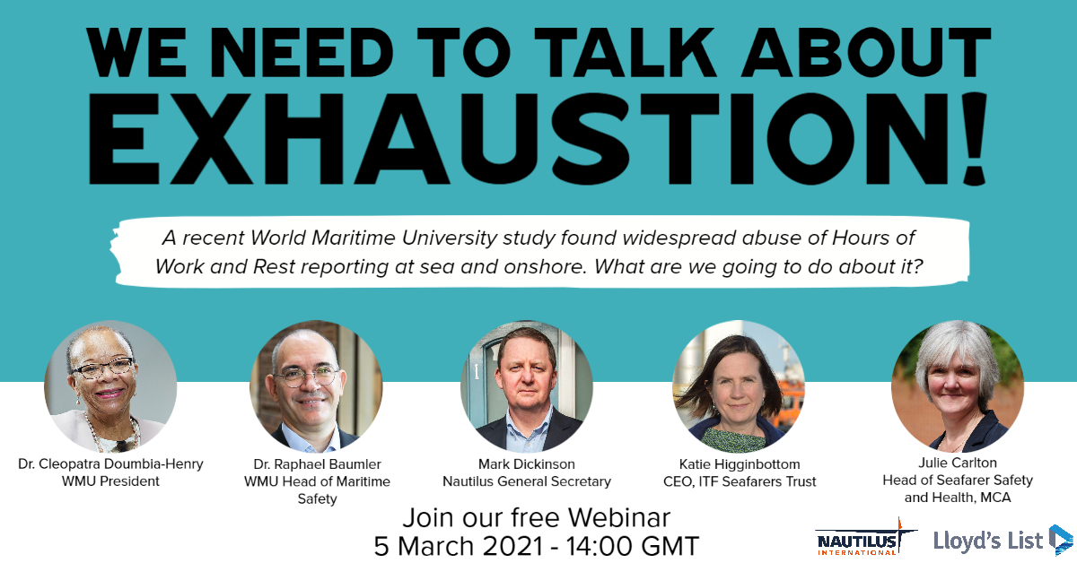Dit Nautilus/Lloyd’s List webinar gaat in op de uitkomsten van een World Maritime University rapport en welke stappen kunnen worden ondernomen om dit systeem te verbeteren. Image:Dit Nautilus/Lloyd’s List webinar gaat in op de uitkomsten van een World Maritime University rapport en welke stappen kunnen worden ondernomen om dit systeem te verbeteren.