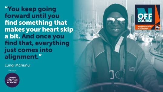 Lungi Mchunu, the first African woman to sail to the Arctic. Image: CPL/Nautilus Image:Lungi Mchunu, the first African woman to sail to the Arctic. Image: CPL/Nautilus