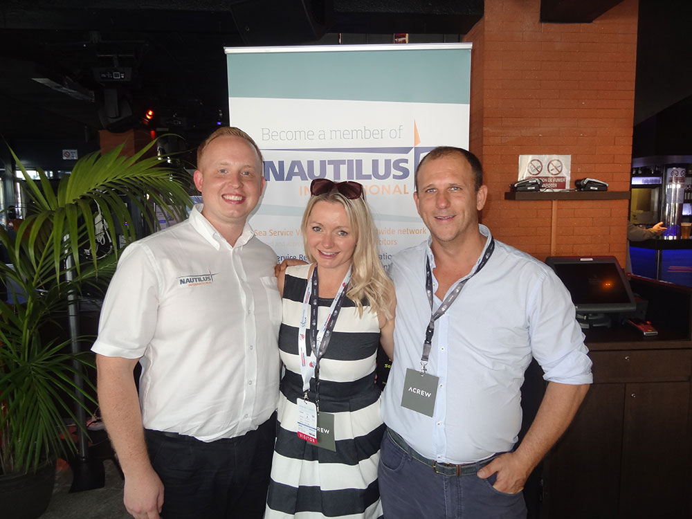 Image:Some of the Crew Academy team and Nautilus strategic organiser Danny McGowan.