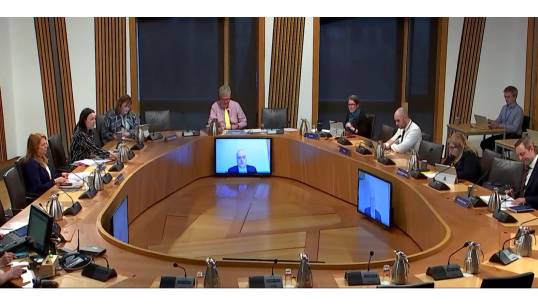 Image:At the committee meeting Mr Gray and Mr Martin also told MSPs that building more resilience into the service could help to resolve unreliability issues, which have led to threats against frontline ferry workers from frustrated members of the public. Image: Scottish Parliament