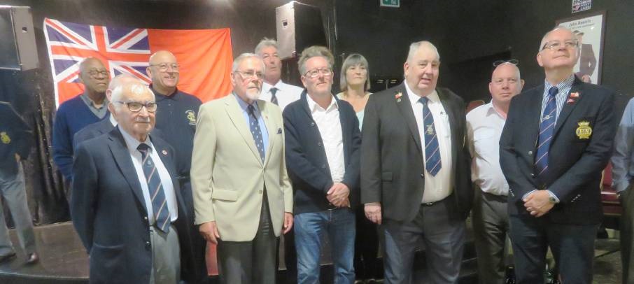 John Norris (centre) with representatives of all the Northeast Coast Associations Image:John Norris (centre) with representatives of all the Northeast Coast Associations